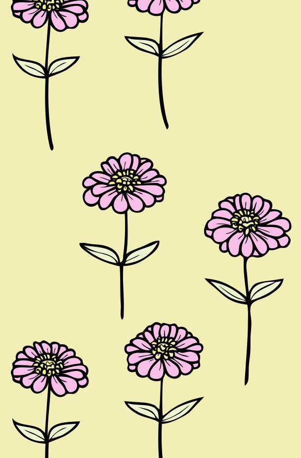 Zinnia, Langärmliges Midikleid mit Allover-Druck