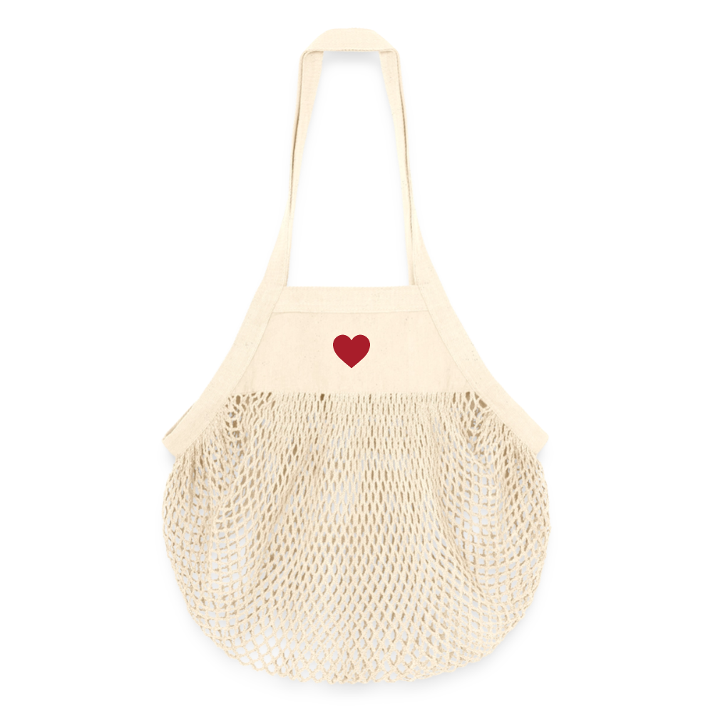 Organic Mesh Shopping Bag - nature