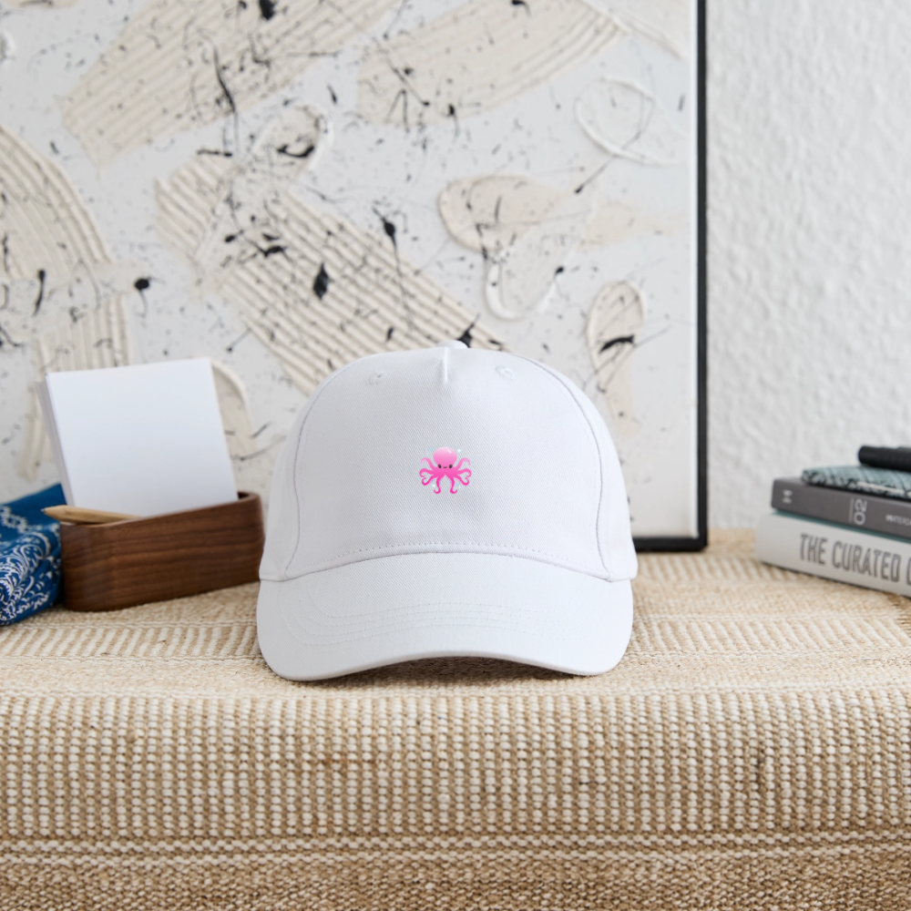 Organic Kids’ Baseball Cap - white