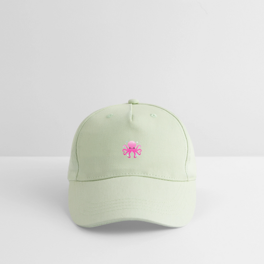 Organic Kids’ Baseball Cap - light mint green