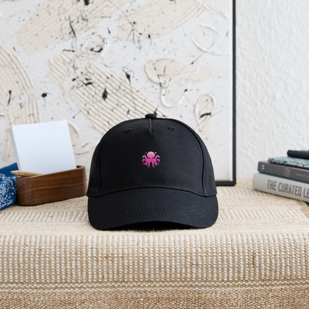 Organic Kids’ Baseball Cap - black