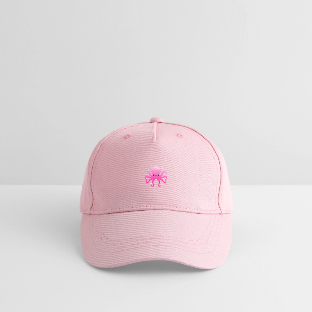 Organic Kids’ Baseball Cap - light pink