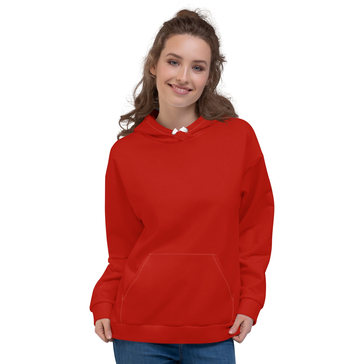 Milan-Oh, Unisex-Kapuzenpullover in Milano Rot