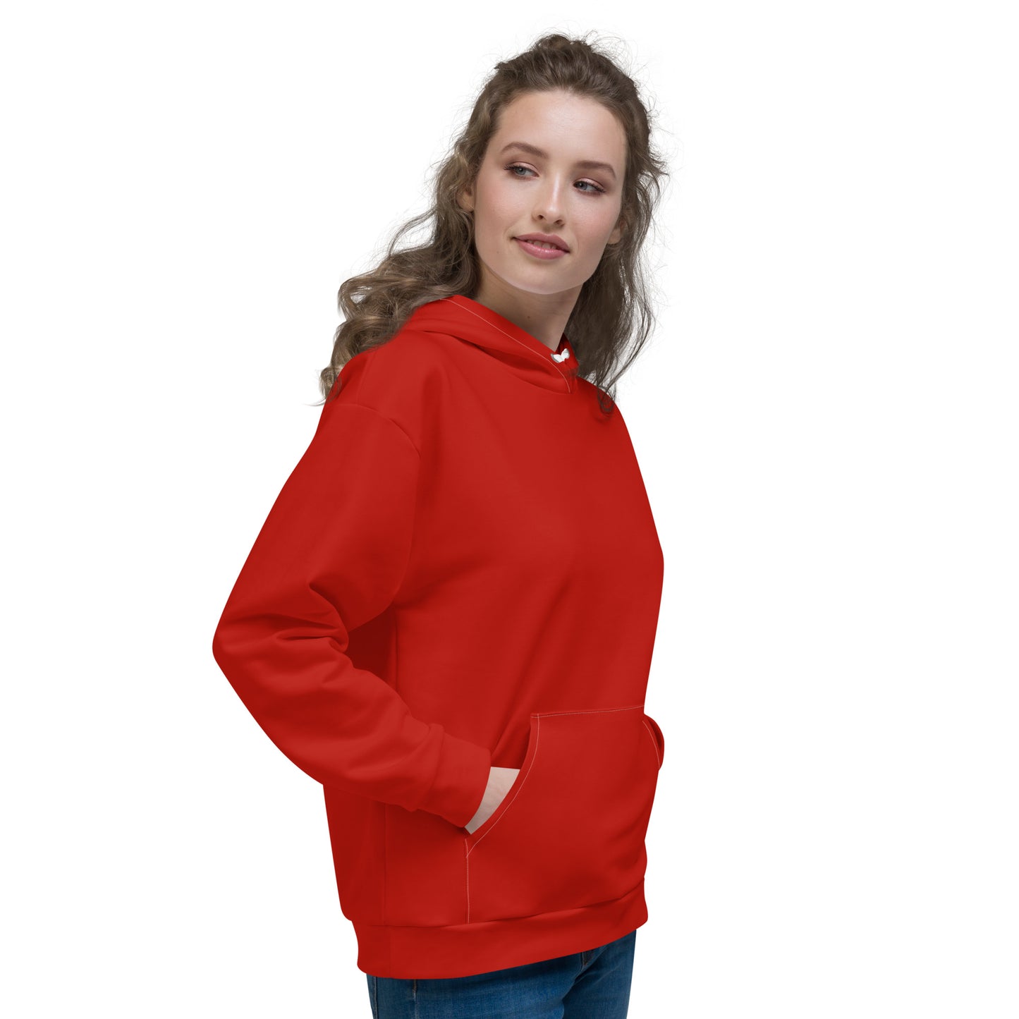 Milan-Oh, Unisex-Kapuzenpullover in Milano Rot