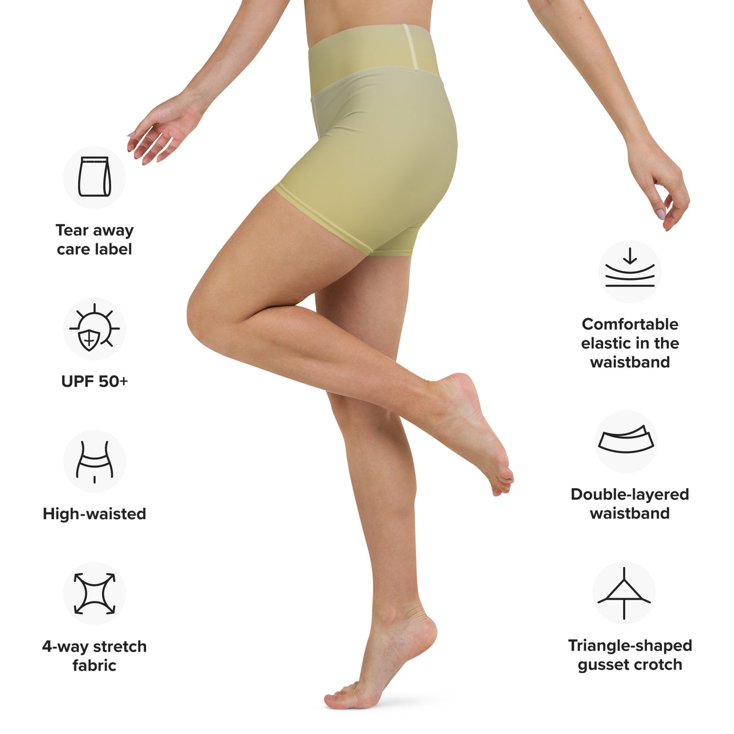 Green Tea Yoga-Shorts