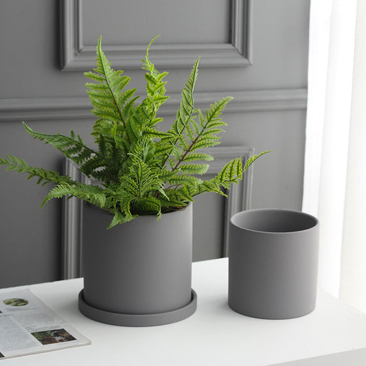 Maceta de cerámica minimalista moderna para el hogar