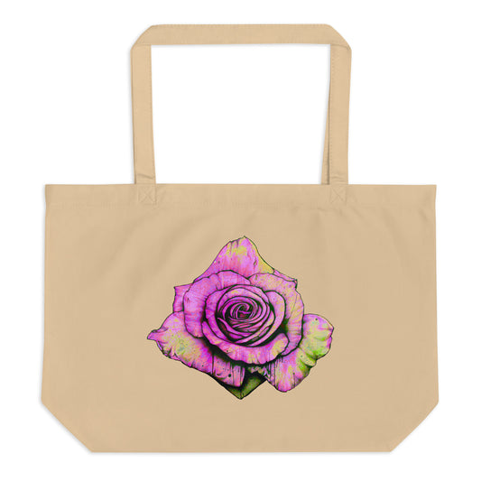 Rose Code, Organic Tote Bag